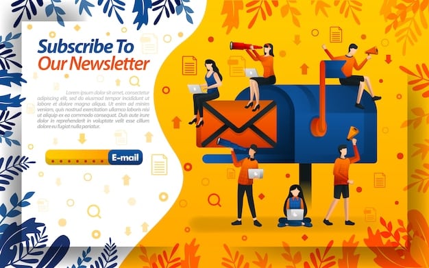 A visually appealing graphic or infographic illustrating various types of newsletter benefits, such as 