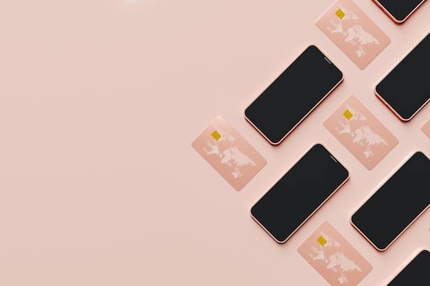 A detailed flat lay of various loyalty cards, a smartphone with different cashback apps open, and a calculator, symbolizing strategic planning and diverse approaches to maximizing financial rewards.
