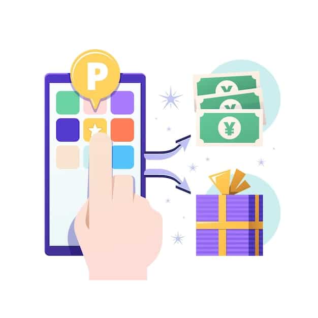 A digital illustration showing various loyalty cards and mobile apps with distinct retail brand logos, highlighting how different programs converge for maximum rewards.