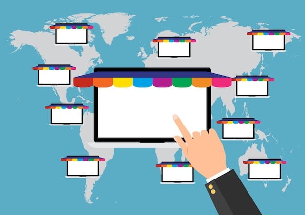 A digital illustration showing a clean, organized browser window with multiple neatly arranged tab groups, each labeled for different tasks (e.g., 