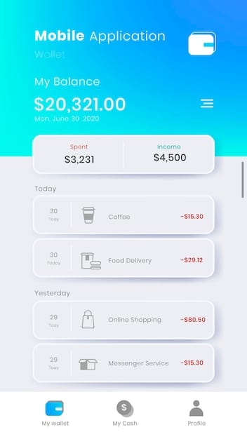 A clean, modern smartphone interface showing a price tracking app. The screen displays an item with a clear 