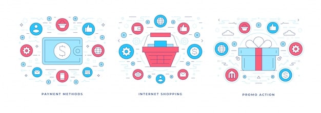 A digital interface showing a shopping cart with various items, overlaid with icons representing coupons, cashback offers, and rewards points, illustrating layered savings.