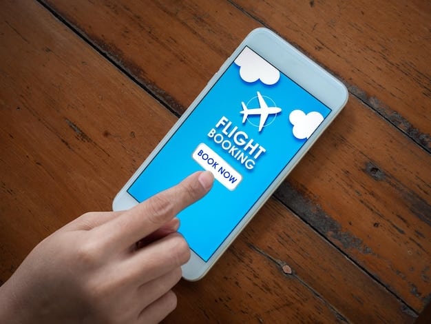 A close-up of a smartphone screen displaying a flight price alert notification from a travel app, with a subtle airplane icon and a currency symbol, indicating a good deal has been found.